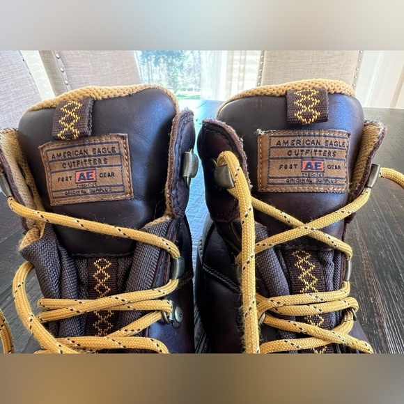 AE Footgear Y2K American Eagle Lug Sole Brown Men’s Sz 10 Leather Chunky main image 14